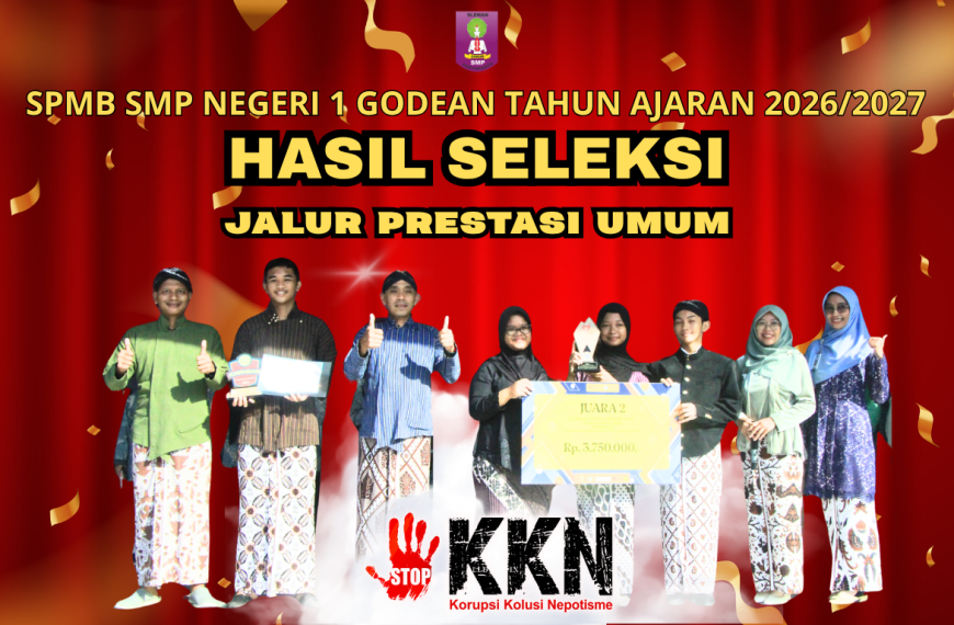 HASIL SELEKSI JALUR PRESTASI UMUM SPMB SMP NEGERI 1&hellip;